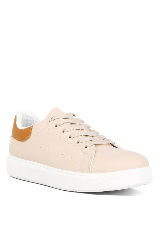 Enora Comfortable Lace Up Sneakers - Faylinn & Co