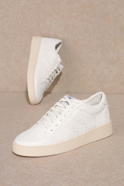 low Top, lace up, Sneakers - Faylinn & Co