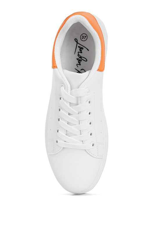 Enora Comfortable Lace Up Sneakers - Faylinn & Co