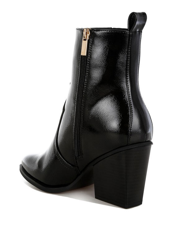 Cornus Pointed Toe Ankle Boots - Faylinn & Co