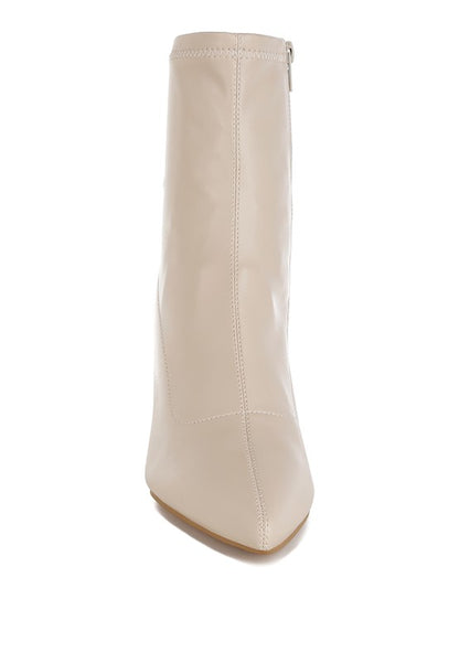 Pumila Stiletto Heel Sock Boots - Faylinn & Co