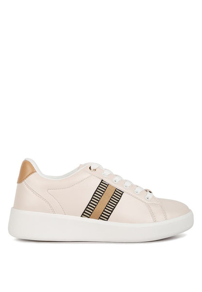 Loyalty Embroidery Detail Sneakers - Faylinn & Co
