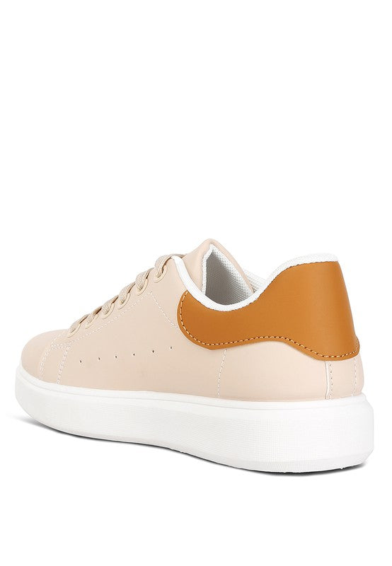 Enora Comfortable Lace Up Sneakers - Faylinn & Co