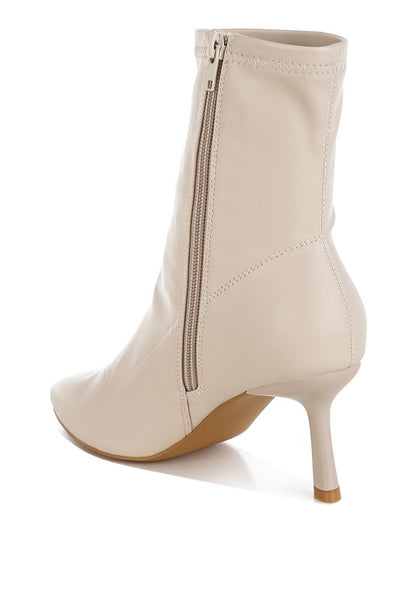 Pumila Stiletto Heel Sock Boots - Faylinn & Co